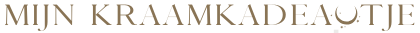 Mijn Kraamcadeautje